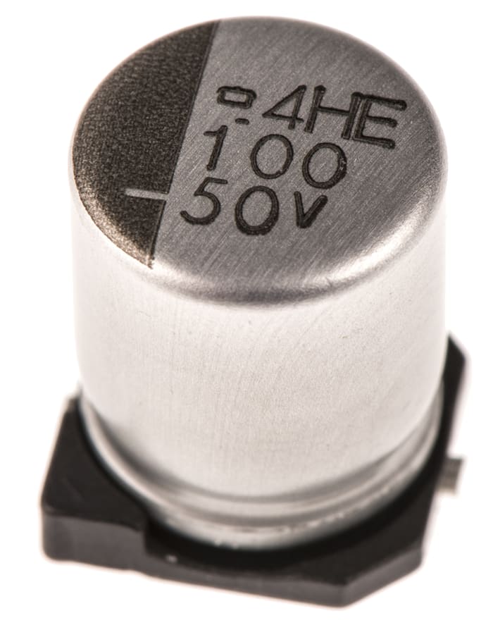 Condensateur CHEMI-CON série MVE, Aluminium électrolytique 100μF, 50V c.c.
