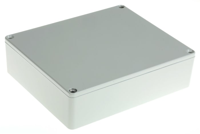 Hammond 1590 Series Grey Die Cast Aluminium Enclosure, IP54, Grey Lid, 145 x 121 x 39mm
