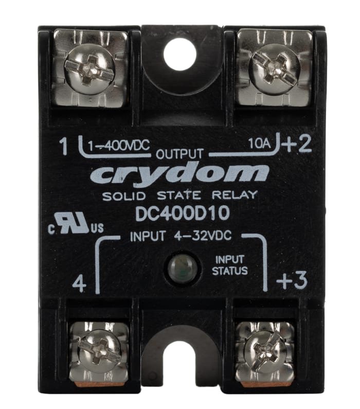 Sensata Crydom DC Series Series Solid State Relay, 10 A Load, Panel Mount, 300 V dc Load, 32 V dc Control