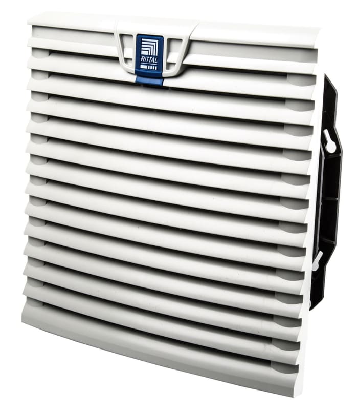 Rittal SK Series Filter Fan, 230 V ac, ac Operation, 121m³/h Filtered, 180m³/h Unimpeded, IP54, 255 x 255mm