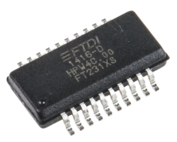 FTDI Chip UART RS232, RS422, RS485, SIE, UART 20-Pin SSOP, FT231XS-R