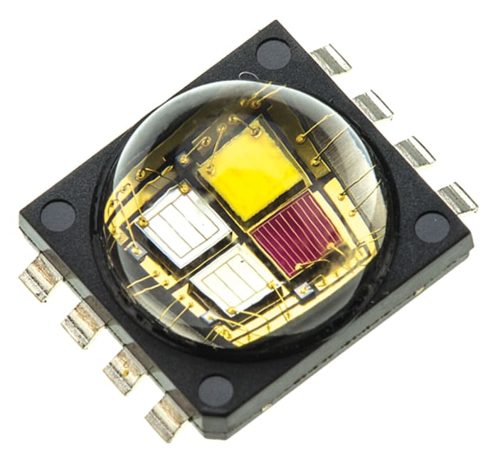 Cree LED2.1 V, 3.1 V, 3.2 V, 3.4 V RGBW LED SMD, XLamp MC-E MCE4CT-A2-0000-00A4AAAB1