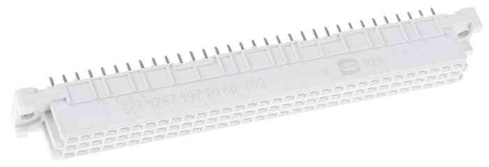 HARTING DIN 41612 64 Way 2.54mm Pitch, Straight Rectangular Connector, Socket