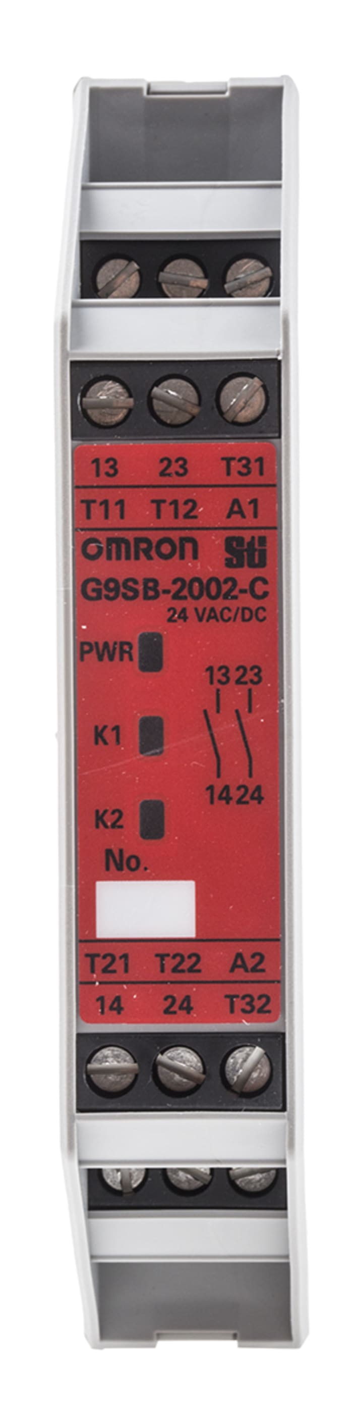 Omron G9SB Emergency Stop Safety Relay, 24V ac/dc, Dual-Channel, 2 Safety Contacts