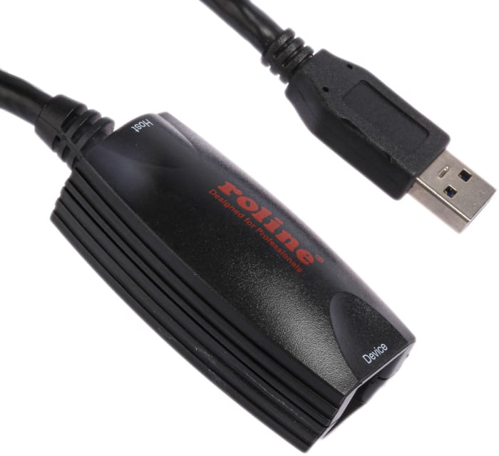 Roline USB 3.0, Male USB A to Female USB A, 5m