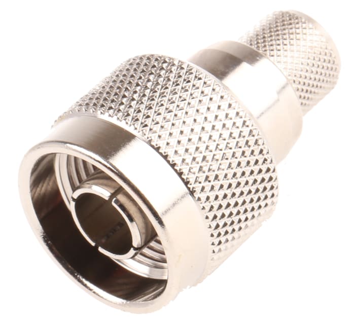 RS PRO, Plug Cable Mount, 50Ω, Crimp, Solder Termination, Straight Body