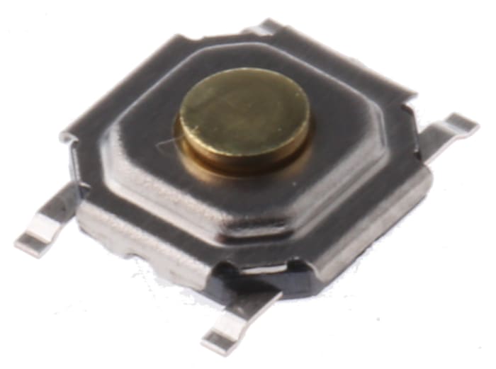 SKQGABE010 Alps Alpine Stem Tactile Switch, Single Pole Single Throw