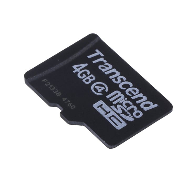 TS4GUSDC4 Transcend | Transcend 4 GB MicroSDHC Micro SD Card, Class 4 |  758-2593 | RS Components