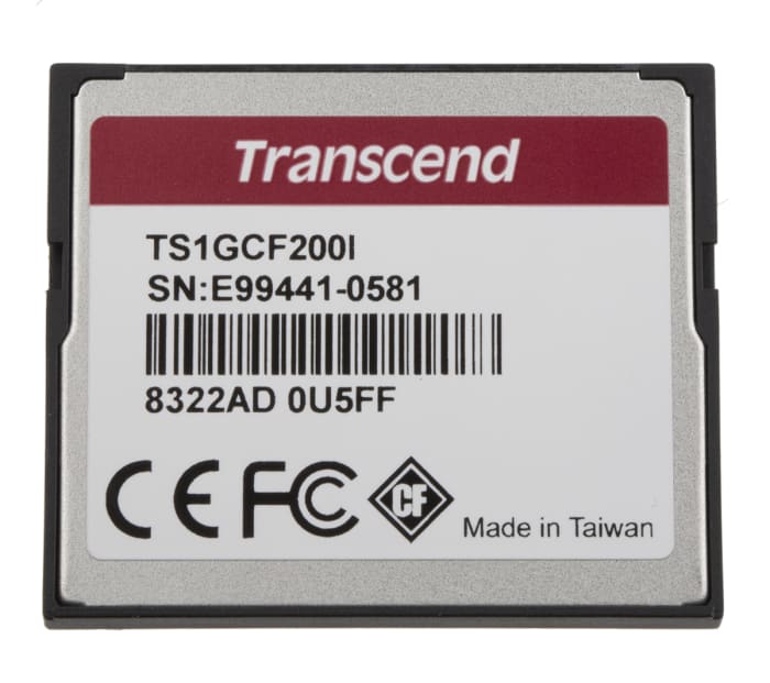 TS1GCF200i Transcend Transcend CompactFlash Industrial 1 GB SLC