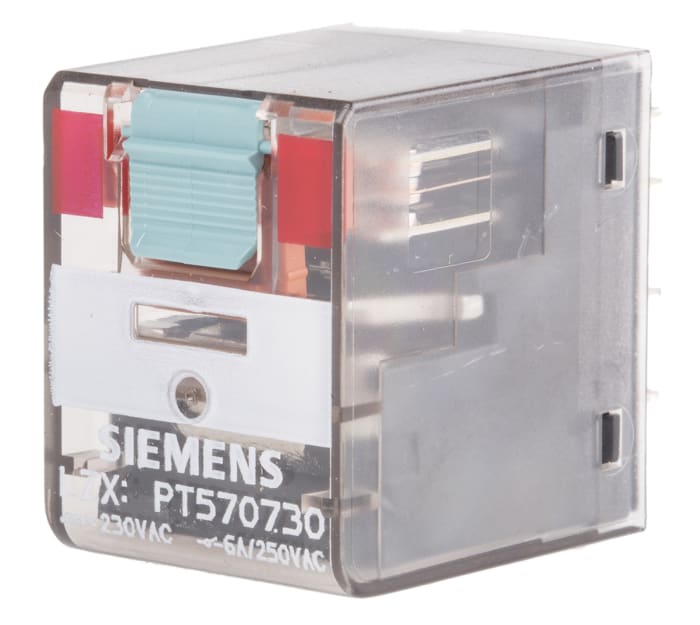 Relais de puissance Siemens LZX, 4 RT, bobine 230V c.a. Enfichable