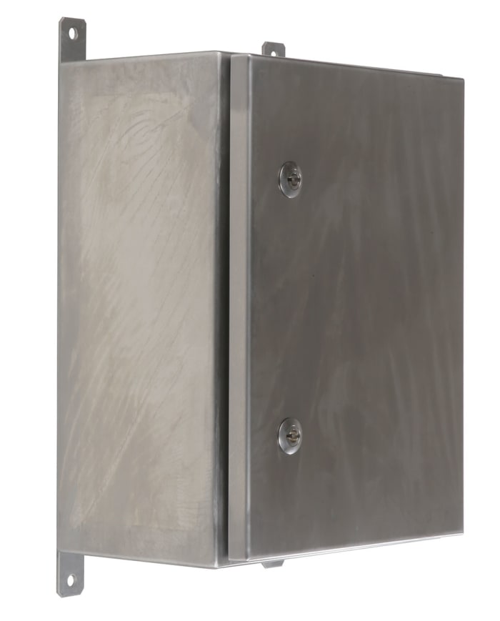 RS PRO 304 Stainless Steel Wall Box, IP69K, 400 mm x 300 mm x 200mm