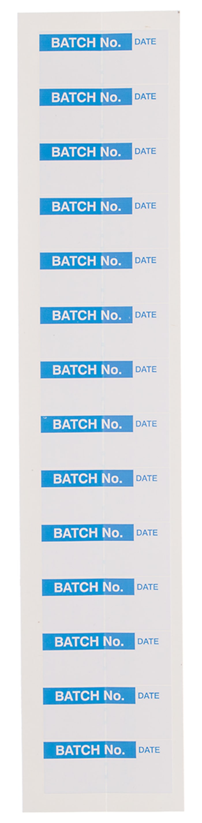 RS PRO Adhesive Pre-Printed Adhesive Label-Batch No.-. Quantity: 140