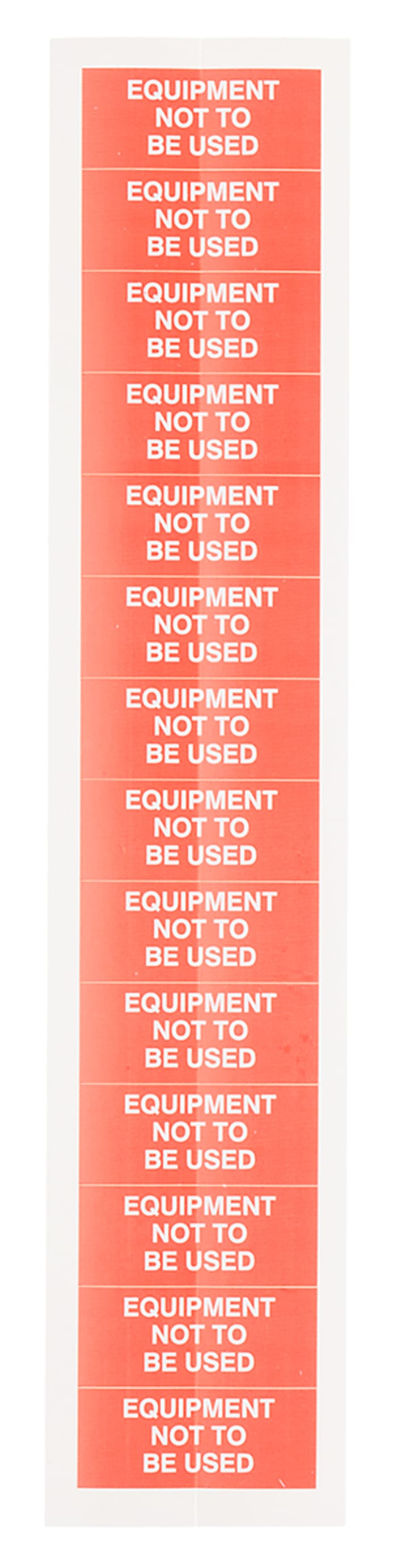 RS PRO RS PRO Adhesive PrePrinted Adhesive LabelEquipment Not To Be