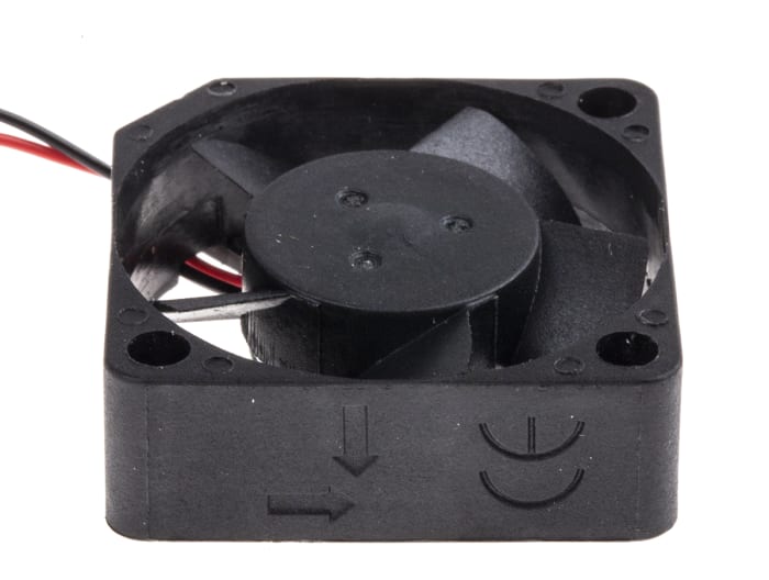 Sunon MC Series Axial Fan, 12 V dc, DC Operation, 5.9m³/h, 690mW, 57mA Max, 25 x 25 x 10mm
