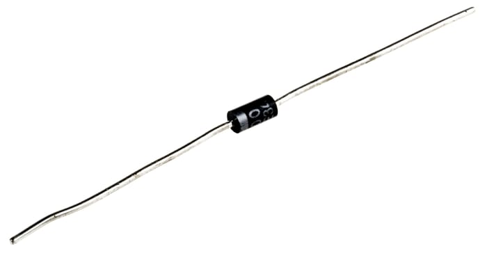 Fairchild 100V 1A, Silicon Junction Diode, 2-Pin DO-41 1N4002