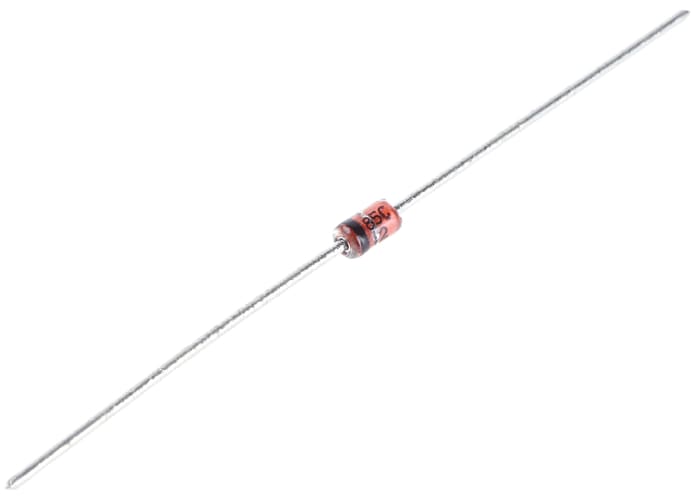 onsemi, 12V Zener Diode 5% 1 W Through Hole 2-Pin DO-41