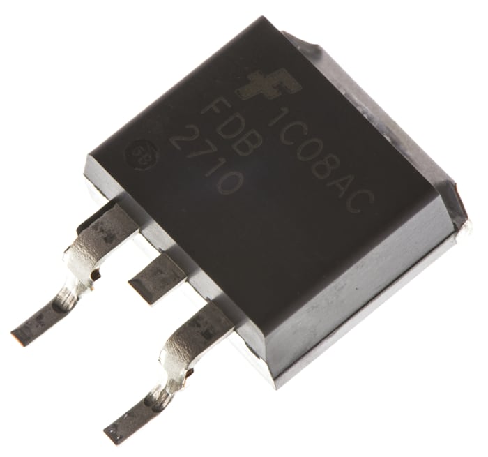FDB2710 onsemi | onsemi PowerTrench Type N-Channel MOSFET, 50 A, 250 V ...