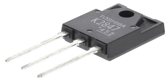 2SK2847(F) Toshiba | N-Channel MOSFET Transistor, 8 A, 900 V, 3-Pin TO ...