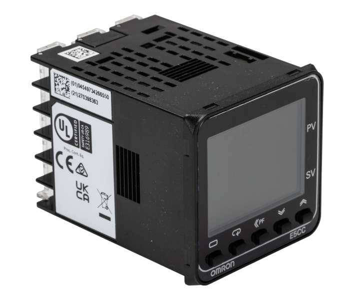 Omron E5CC PID Sıcaklık Kontrol Cihazı, Üniversal Tipi, Tek Çıkışlı, SSR, 100 → 240 V ac , 48 x 48mm