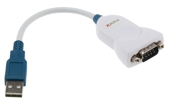 FTDI Chip RS232 USB A Male to D-sub, 9 Pin Male Converter Cable