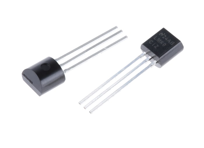 Texas Instruments Temperature Sensor, Voltage Output, Through Hole Mount, Analogue, ±4°C, 3 Pins