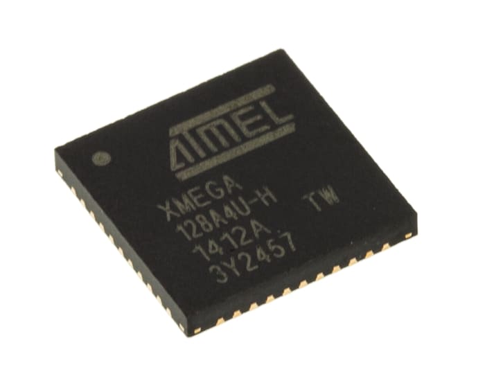 Microchip ATXMEGA128A4U-MH, 8 bit, 16 bit AVR Microcontroller, AVR Xmega, 32MHz, 2 kB, 132 kB Flash, 44-Pin VQFN