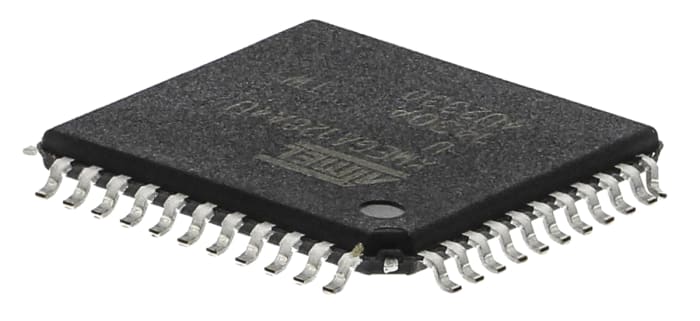 Microchip ATXMEGA128A4U-AU, 8 bit, 16 bit AVR Microcontroller, AVR Xmega, 32MHz, 2 kB, 132 kB Flash, 44-Pin TQFP