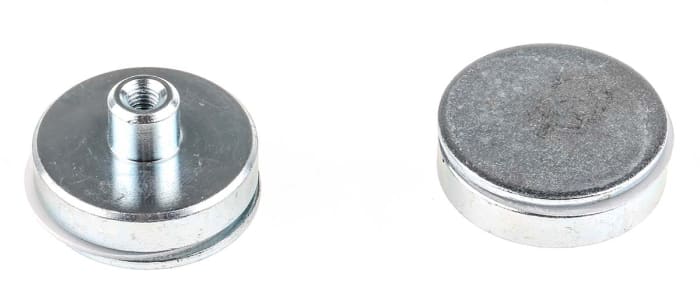 Aimant en néodyme Eclipse Ø 32mm, 350N, Pot, M5, épaisseur 7mm