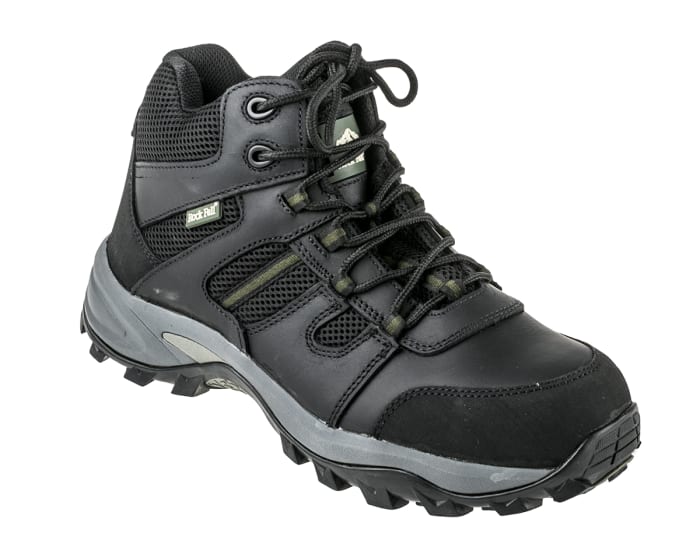 RS PRO Black Composite Toe Capped Men's Safety Boots, UK 9, EU 43