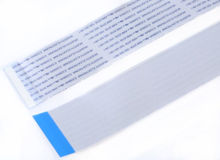 Wurth Elektronik 6876 Series FFC Ribbon Cable, 50-Way, 0.5mm Pitch, 200mm Length