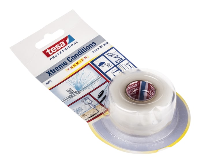 Tesa 4600 Transparent Self Amalgamating Tape 25mm x 3m