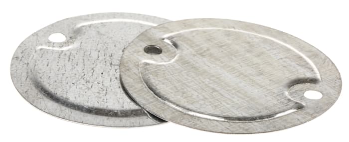 RS PRO Boru Bağlantı Parçası, Gömme Kapak, Galvanizli, Çelik, 20 mm, 25 mm boyutlarında