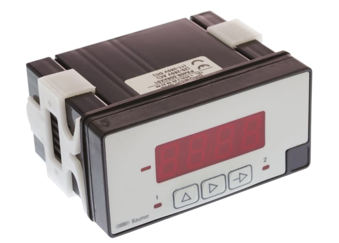 Baumer PA408 LED Digital Panel Multifunction Meter for Voltage, Current, Resistance, Temperature,  45 mm  x 93 mm