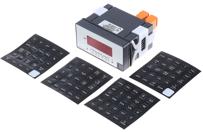 Baumer PA408 LED Digital Panel Multifunction Meter for Resistance, Current, Voltage, Temperature,  45 mm  x 93 mm