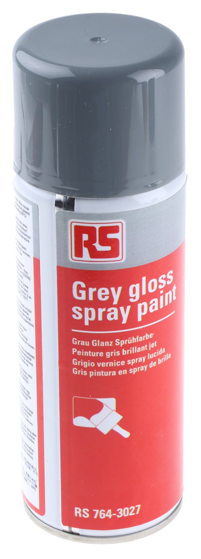 RS PRO 400ml Grey Gloss Spray Paint