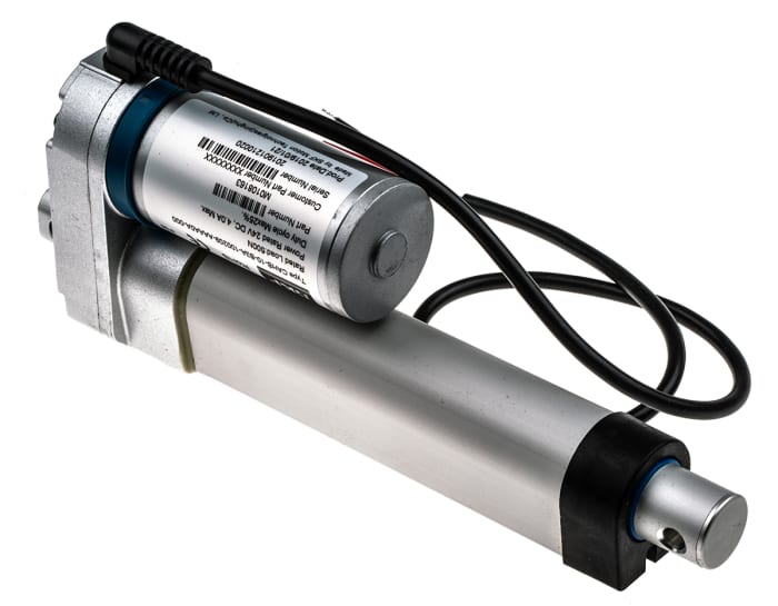 Ewellix Makers in Motion Micro Linear Actuator, 100mm, 24V dc, 500N, 16mm/s