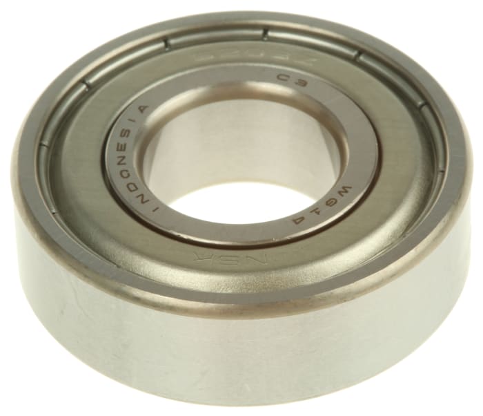 NSK 6203ZZC3 Single Row Deep Groove Ball Bearing- Both Sides Shielded 17mm I.D, 40mm O.D