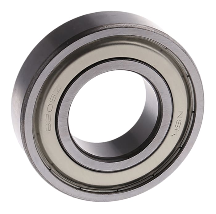 Roulement à billes à gorge profonde à une rangée NSK, ø int. 30mm, ø ext. 62mm, larg. 16mm
