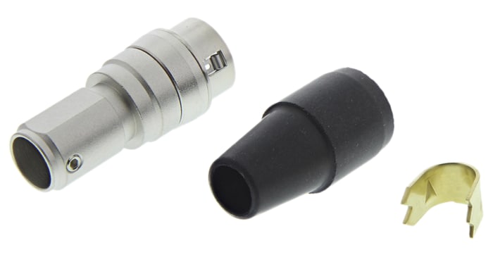 Hirose Circular Connector, 12 Contacts, Cable, Miniature Connector, Plug, Male, HR10 Series