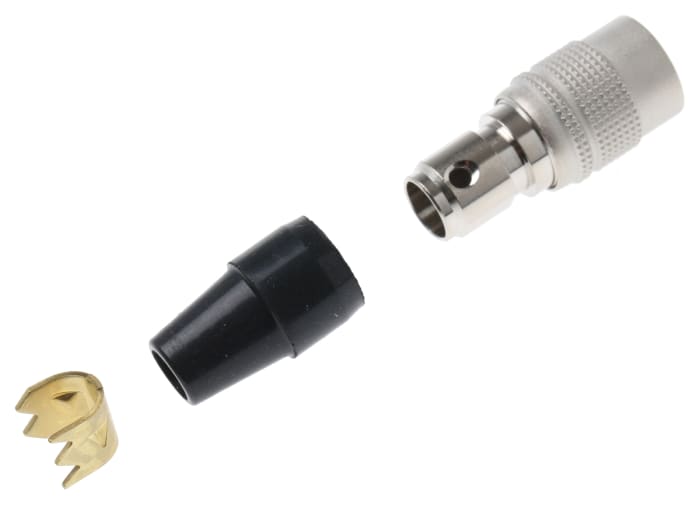 Hirose Circular Connector, 4 Contacts, Cable Mount, Miniature Connector, Plug, Male, HR10 Series