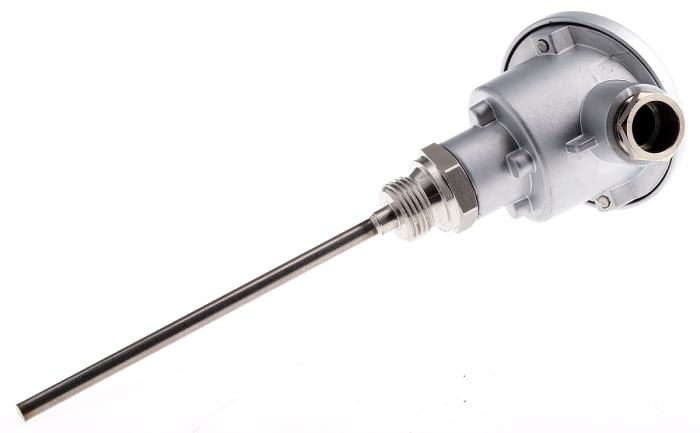 Jumo PT100 Temperature Sensor, 6mm Dia, 150mm Long, +200°C Max