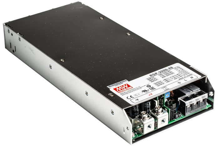 MEAN WELL Switching Power Supply, RSP-2000-48, 48V dc, 42A, 2kW, 1 Output, 127 → 370 V dc, 90 → 264 V ac