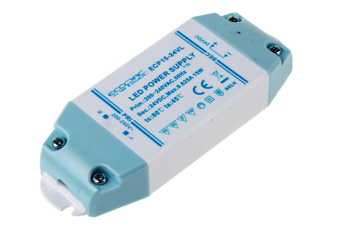 RS PRO, 24V Output, 15W Output, 0 → 625mA Output, Constant Voltage
