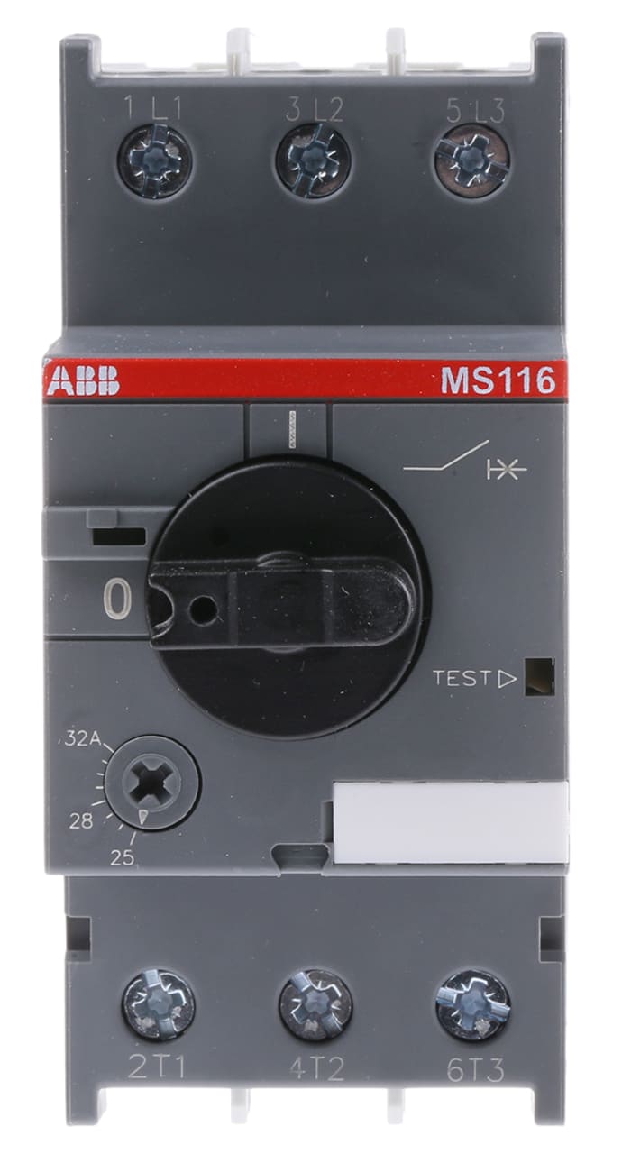 Disjoncteur moteur ABB MS Range MS116 25 → 32 A., 690 V
