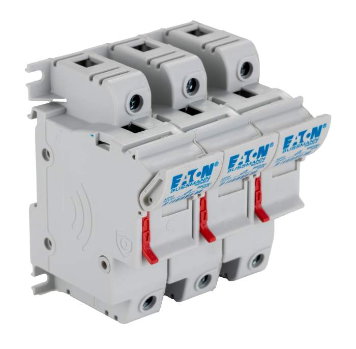 Eaton 50A Rail Mount Fuse Holder for 14 x 51mm Fuse, 3P, 690V ac