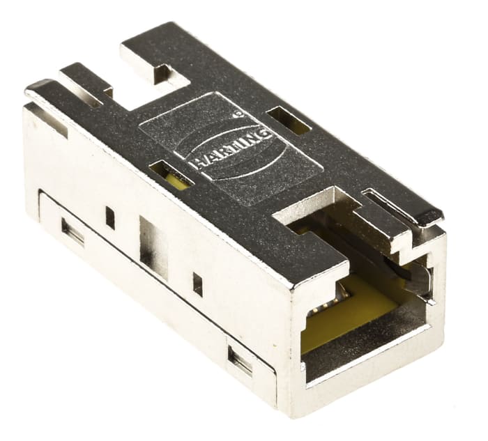 HARTING RJ45 Socket/RJ45 Socket Coupler, Cat6, Shielded