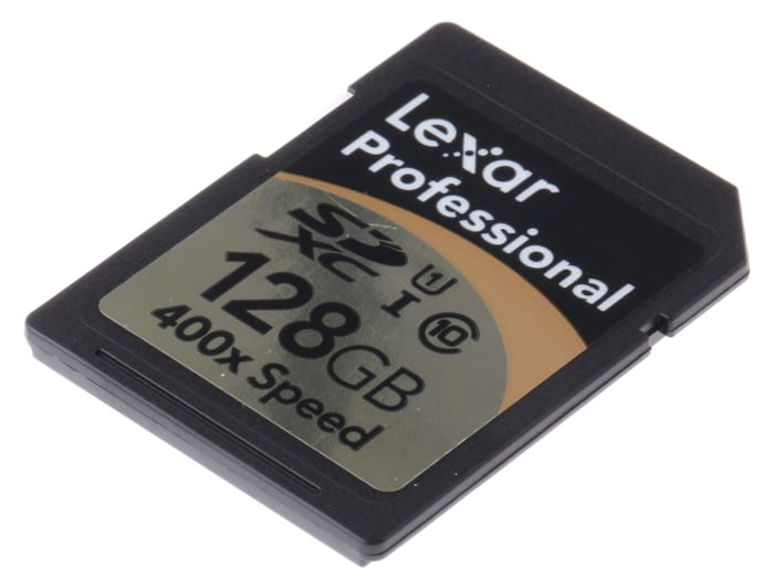 Lexar 128 GB SDXC SD Card, Class 10