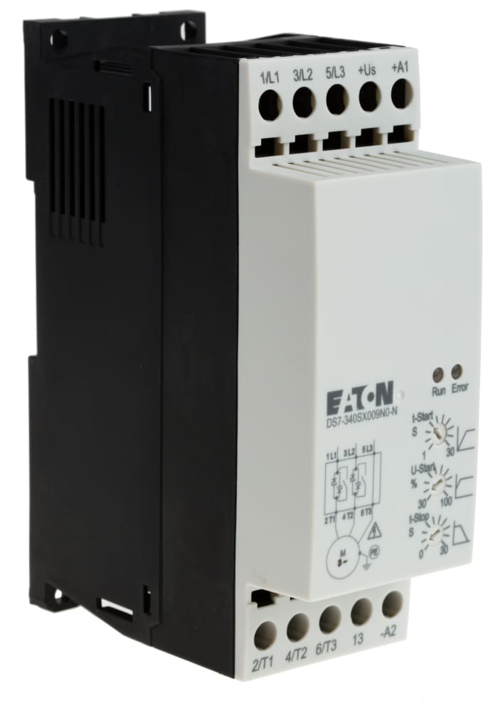 Startér pro plynulý rozběh 4 kW 9 A 460 V ac 3fázový IP20