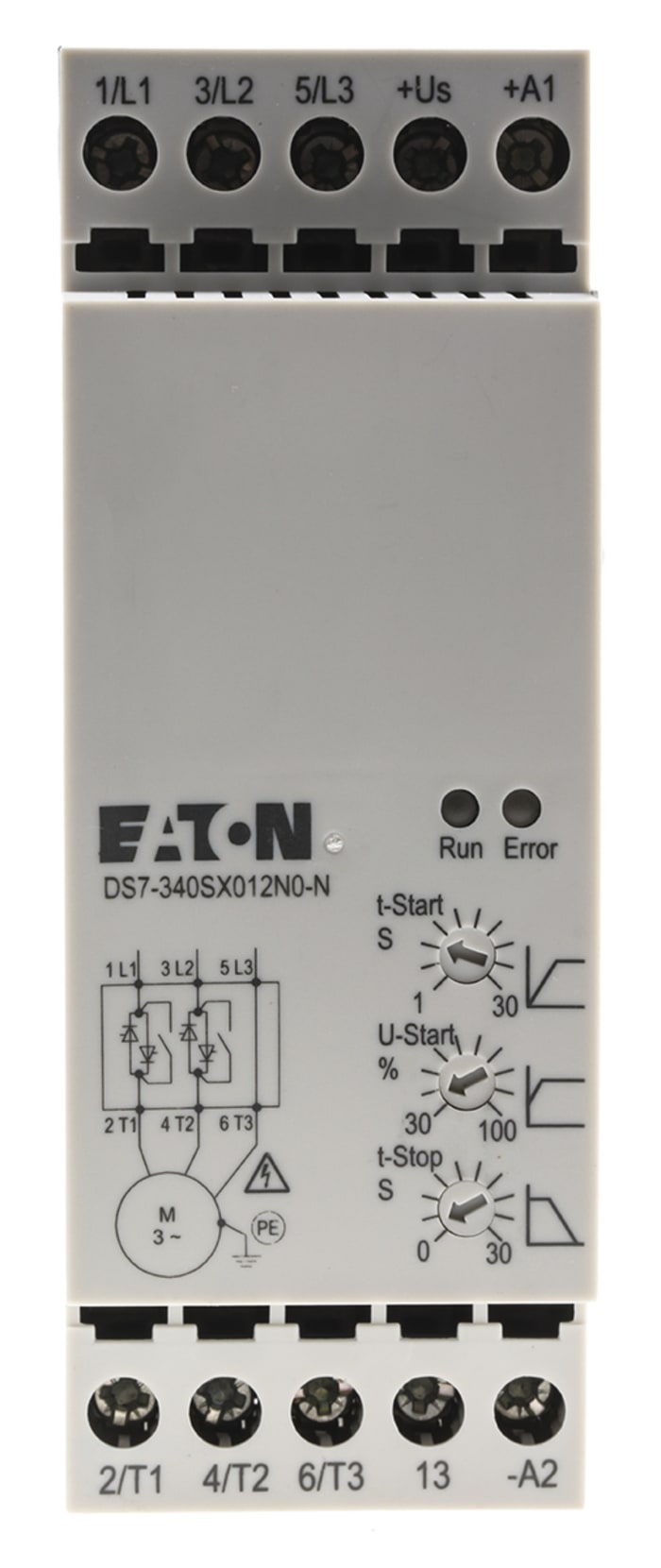 Démarreur progressif progressif, triphasé Eaton, 5,5 kW 460 V c.a. 12 A