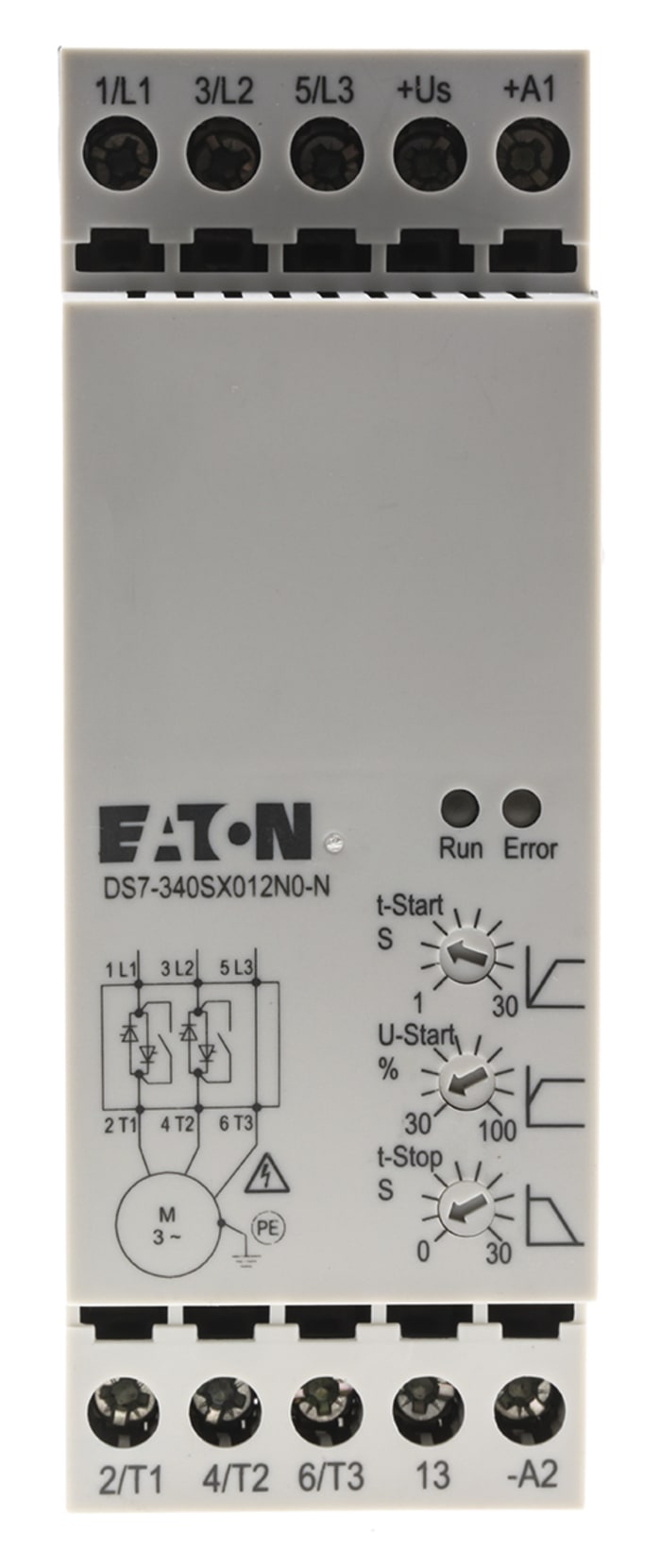 Eaton Soft Starter, Soft Start, 5.5 kW, 460 V ac, 3 Phase, IP20